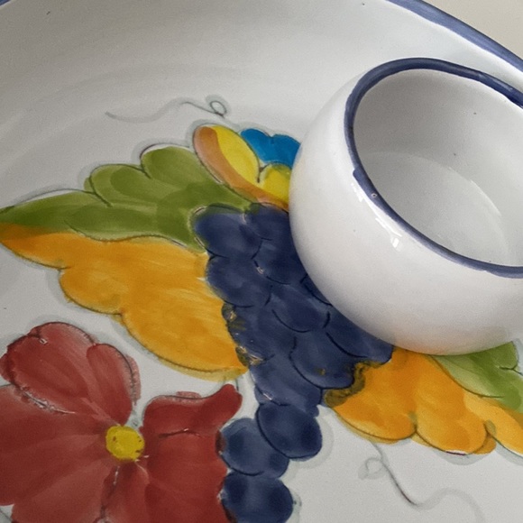 Porcelain veggies and dip tray - Picture 2 of 2